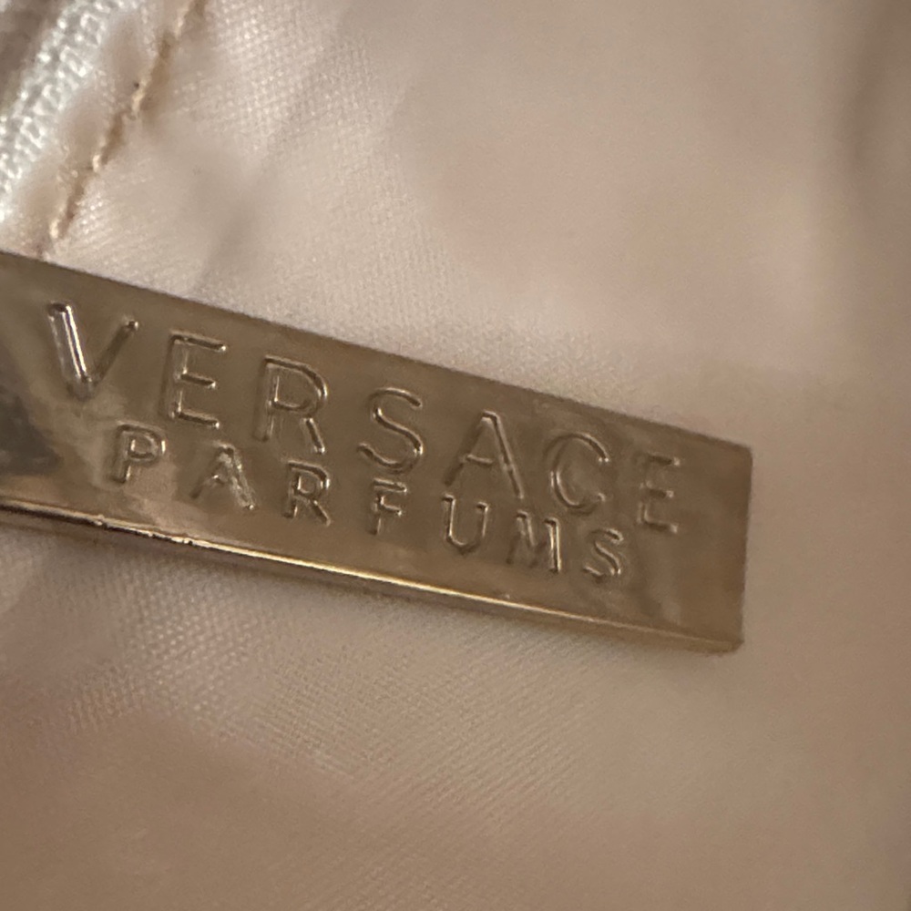Versace Gold Ribbed Large Tote Bag, GWP. Like New. - Picture 7 of 12